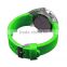 BF1348 LED flashlight stainless steel case back plastic analog simple watch