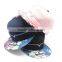 Newest Colorful Inkjet Scrawl Printed Man Women Flat Brim Casquette