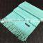 New Winter Fashion Tassel Solid Color Plain Ladies Cashmere Scarf
