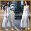 high quality solid color white chiffon maxi long dress summer