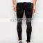black ripped skinny men denim jean color fade proof men jean OEM service