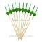 wedding heart shape bamboo pick stick skewer