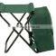 Outdoor portable folding fishing chair with rod holder