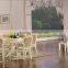 Chinese round dining table with lazy susan top upscale design