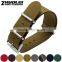 China Wholesale Custom Fashion Customize logo printing Nato Nylon Watchband 24MM
