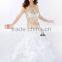 Wuchieal White pleated belly dance costumes
