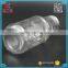 glass milk beverage drinking bottle with screw top lid 350ml
