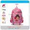 Nylon Cartoon New Style Girl Kids School Trolley Bag