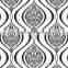 Chinese Royal Style Wallpaper Black And White