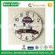 Vintage Car Wooden Wall Clock Large Size Retro Clock