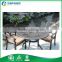 China factory outdoor furniture cast aluminum bar height table and bar stools garden chair