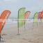 Polyester Feather Flags With Double Side Printing and Spike Base