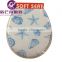 GLD Hot Sales PVC Adult soft Flowery Color toilet seats / WC Seat Image Printed Color Soft Toilet Seat lid For toilet