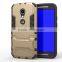 2016 hot sale Premium armor case built in kick stand for Moto G2