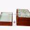 China manufacturer custom stackable wooden jewelry tray