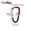Aluminum Spring Locking Carabiner Snap Hook Hanger Keychain Hiking Camping #FLQ187-5C(Mix-s)