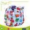 PSF-12 oem leak guard printed waterproof baby fit pororo aio cloth diapers cover