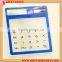 Clear touch screen solar pocket calculator for promotional gifts