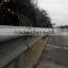 Hdg roadway steel crash barrier with silver, green and as you request