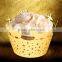gold soft round wedding and party decoration cupcake wrappers
