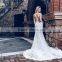 New Design Custom Made spaghetti strap sweetheart mermaid wedding dress