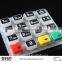 High Quality RoHS complied long-lasting Waterproof silicone keypad