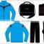 custom high quality sports suits/men sports tracksuit wholesale