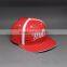 3D EMBROIDERY 100%COTTON BASEBALL CAP WITH PRINTING