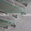 exclusive glass Straight Stairs with laminated glass steps