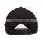 High Quality Plain Black Cotton Baseball Cap/Custom Embroidery Baseball Cap and Hat