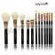 black color 12pcs makeup brush goat hair for beauty use                        
                                                                                Supplier's Choice