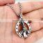 New fashion stainless steel upside down Jesus pendant