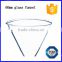 Clear 60mm glass funnel short stem conical funnel