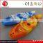 single plastic canoe