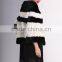 2015 Chinese Popular sale top quality Romantic colour rabbit fur coat