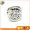 Stainless steel perfume Rings aromatherapy essential oil diffuser Rings