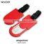 Hard Plastic Travel Luggage Tag Oval Shaped with Strap