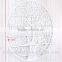 Round Hang Nail polish Rack nail gels station that can hang in the wall