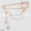 Fashion Cheap Crystal Key Brooch Women Wedding Brooch