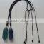 beautiful natural green and purple fluorite crystal pendants double points for gift