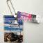 hangtag with 2tags and metal bead chain