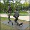 Outdoor Playground Type and Fiberglass Material character statue