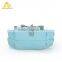 China Factory Wholesale Women's PU Leather Handbags Blue Vintage Shoulder Bags Handmade Bag