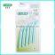 thick nylon bristles and stainless steel wire interdental tooth brush