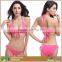 Women's Spandex Nylon Swimsuit Crochet Strappy Bikini Sets In Stock