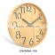 12 inch wooden art wall decoration different types of wall clocks(12W59NA-159)
