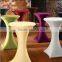 spandex white cocktail table covers