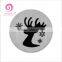 2015 Newest Mixed Lots 22mm stainless steel round floating locket plate for lanyard floating locket