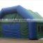 large size blue green inflatable garage tent