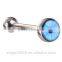 Free Shipping EYE Logo Tongue Ring Tongue Bar Stainless Steel Body Piercing Punk Style Jewelry